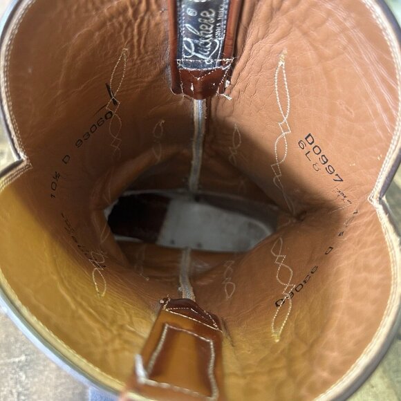 Lucchese Classics D0997 Vintage Smooth Quill Ostrich Cowboy Boots Mens 10.5 D - Picture 9 of 12